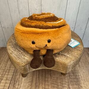 Jellycat Cinnamon Bun Amuseables New FAST SHIP Jellycat Authentic Cinnamon Roll